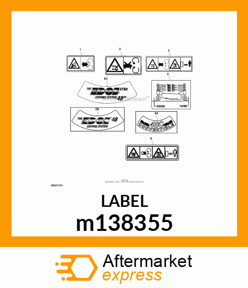 LABEL, 48 EDGE EXTRA m138355