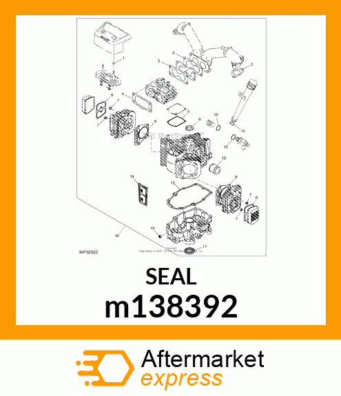 SEAL, OIL, SD 35X48X8 R HS m138392