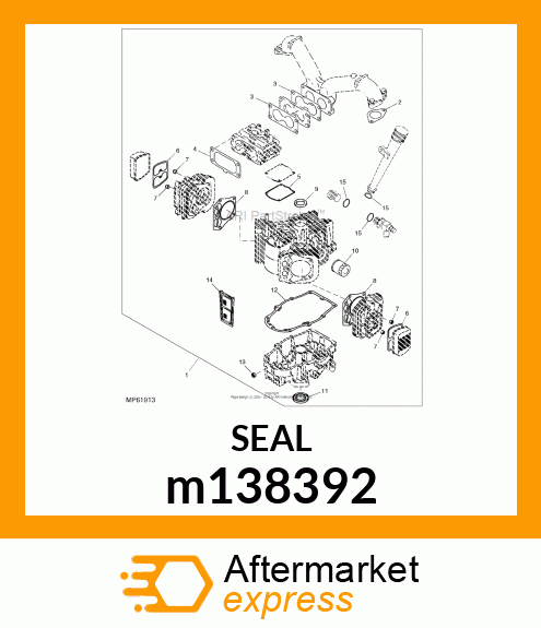 SEAL, OIL, SD 35X48X8 R HS m138392