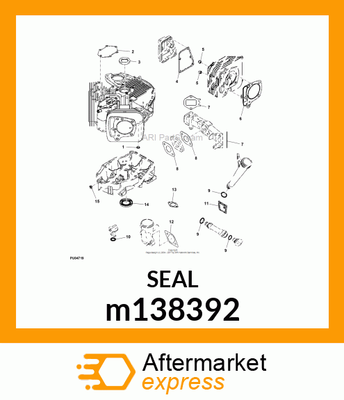 SEAL, OIL, SD 35X48X8 R HS m138392