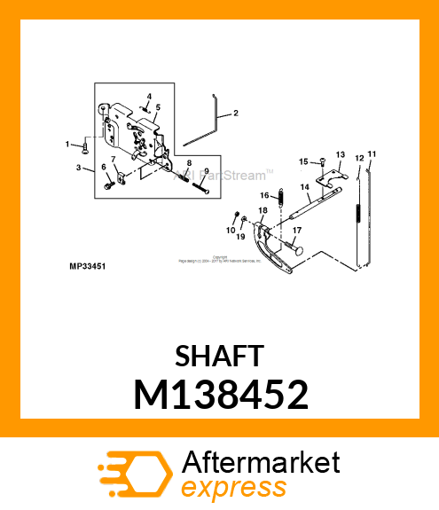 SHAFT M138452