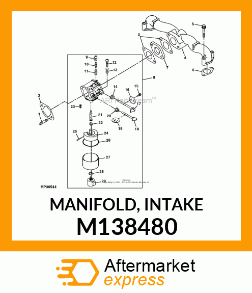 MANIFOLD, INTAKE M138480