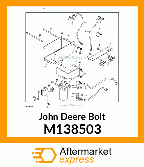 BOLT, 8 X 83 M138503