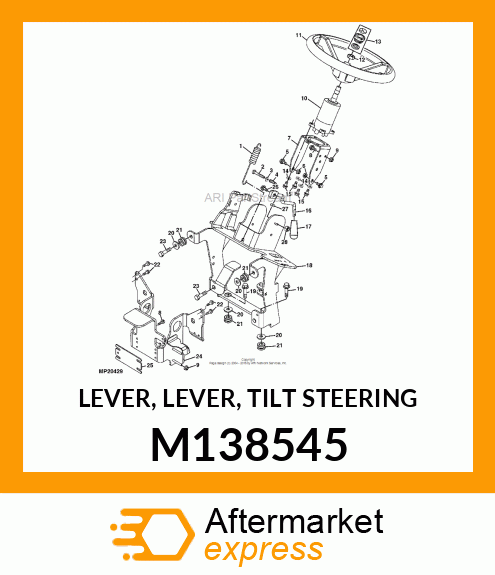 LEVER, LEVER, TILT STEERING M138545