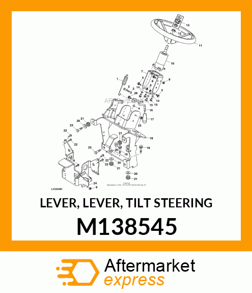 LEVER, LEVER, TILT STEERING M138545