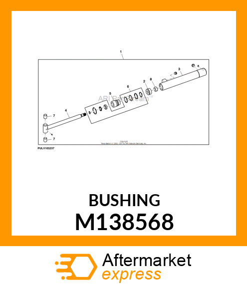 BEARING, BRONZE (7/8 X 3/4 X 1) M138568