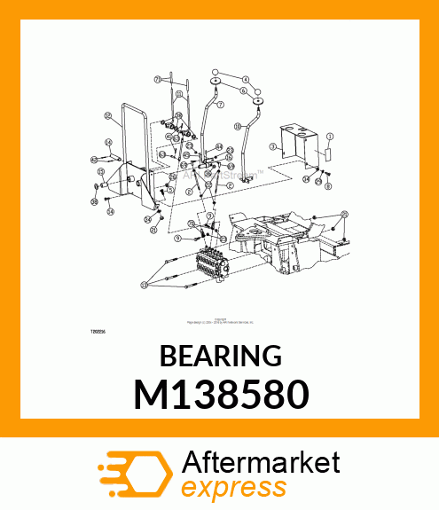 BEARING, BRONZE (1 X 1 1/4 X 1 3/4) M138580