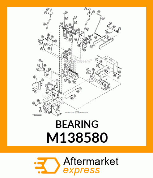 BEARING, BRONZE (1 X 1 1/4 X 1 3/4) M138580