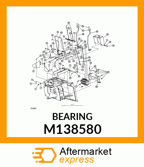 BEARING, BRONZE (1 X 1 1/4 X 1 3/4) M138580