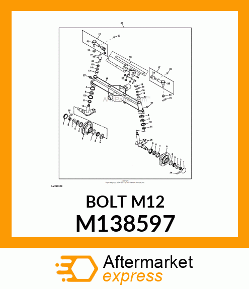 BOLT M12 M138597