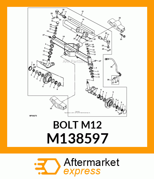 BOLT M12 M138597