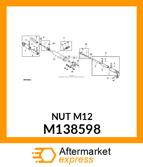 NUT M12 M138598