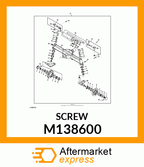 SOCKER HEAD CAP SCREW M8 M138600