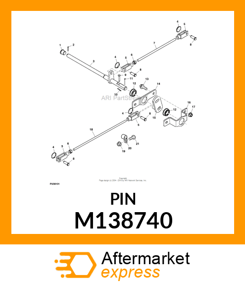 PIN, CLEVIS M138740