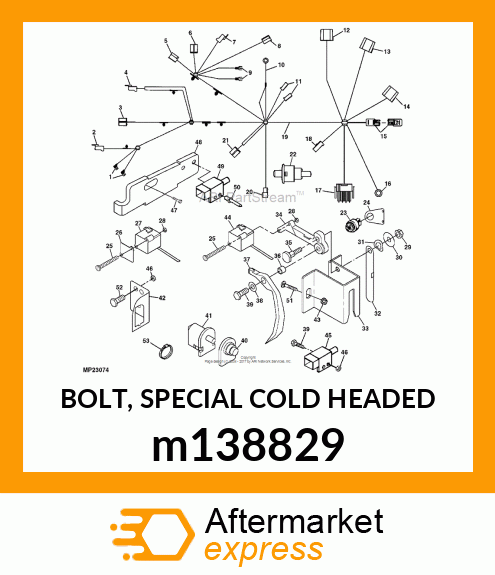 BOLT, SPECIAL COLD HEADED m138829