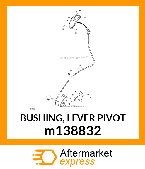 BUSHING, LEVER PIVOT m138832