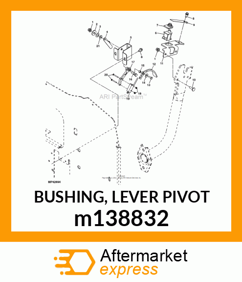 BUSHING, LEVER PIVOT m138832