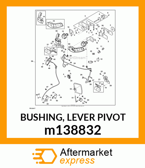 BUSHING, LEVER PIVOT m138832