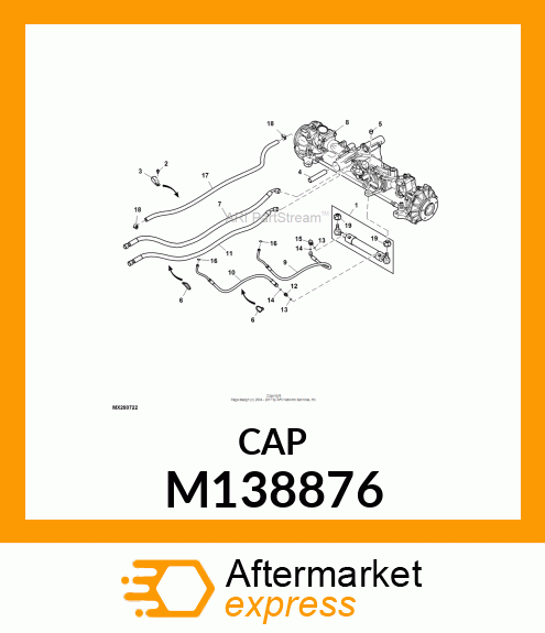 BOOT, BOOT, HYDRAULIC CYLINDER M138876