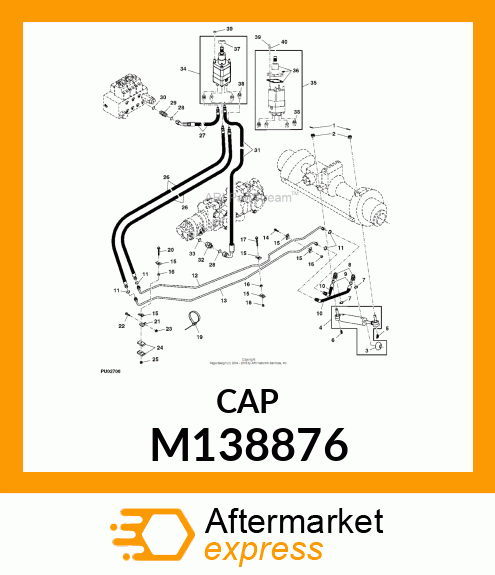 BOOT, BOOT, HYDRAULIC CYLINDER M138876