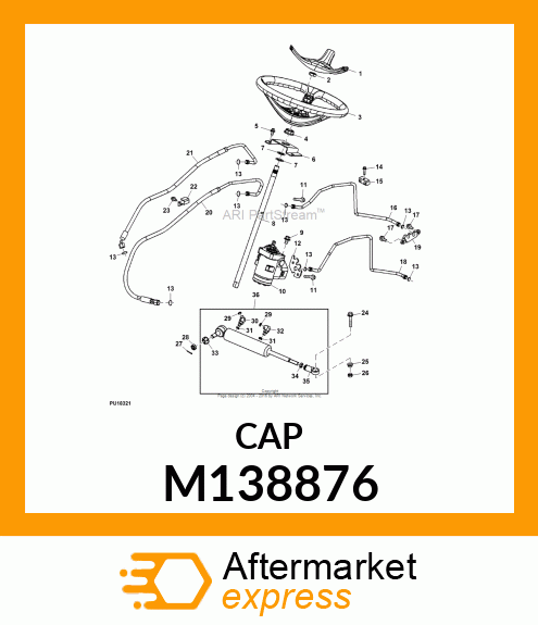 BOOT, BOOT, HYDRAULIC CYLINDER M138876