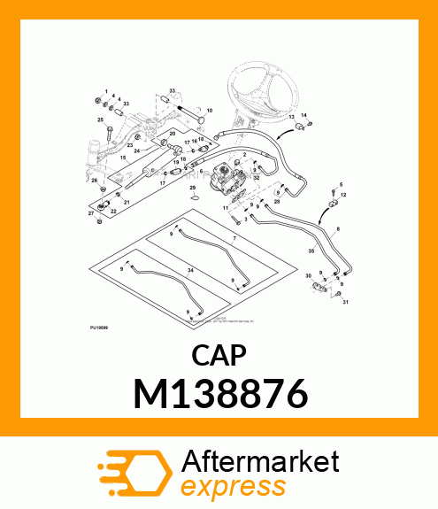 BOOT, BOOT, HYDRAULIC CYLINDER M138876