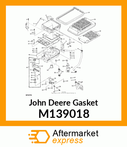 GASKET, WATER PUMP CASE M139018