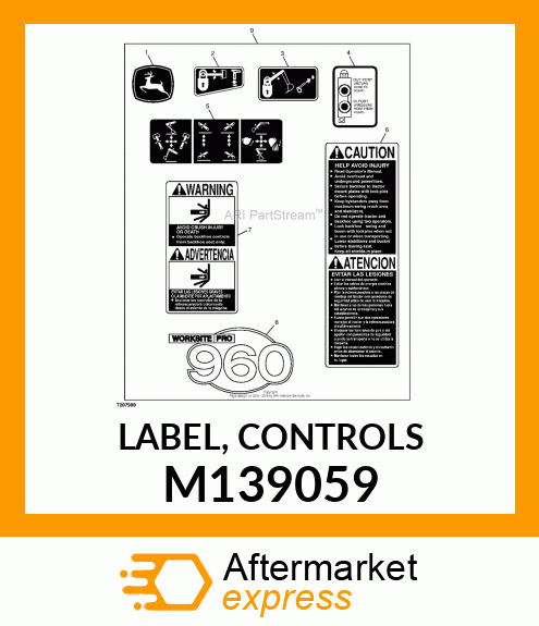 LABEL, CONTROLS M139059