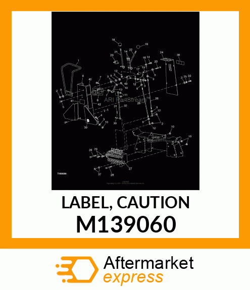 LABEL, CAUTION M139060