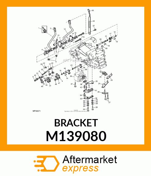 LEVER, LEVER, ROCKSHAFT POSITION M139080