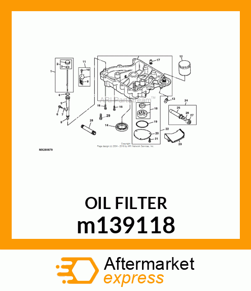 OIL FILTER m139118