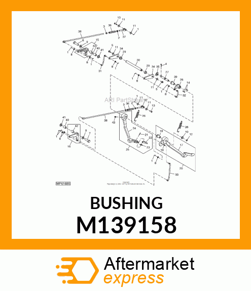 BUSHING, PEDAL M139158