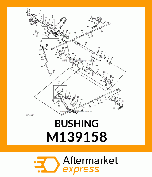 BUSHING, PEDAL M139158