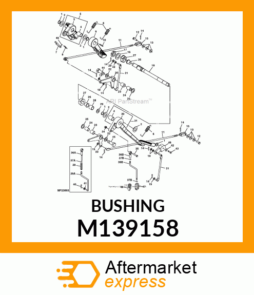 BUSHING, PEDAL M139158