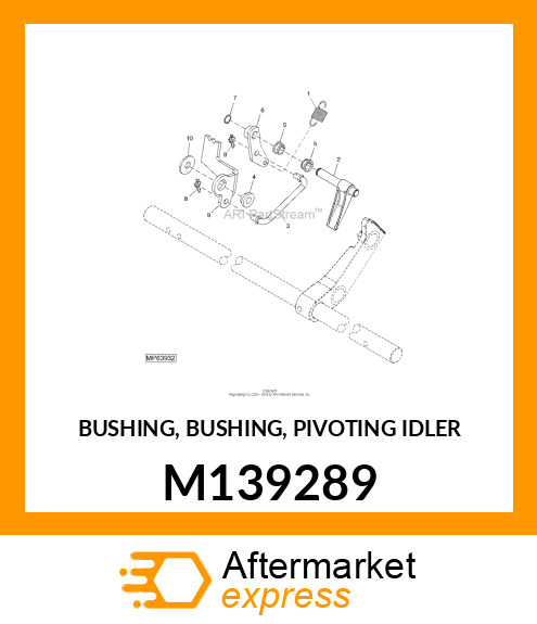 BUSHING, BUSHING, PIVOTING IDLER M139289