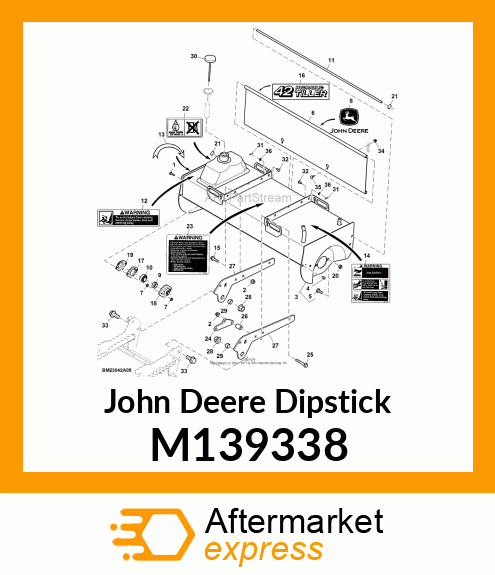 DIPSTICK, HYDRAULIC OIL RESERVOIR M139338