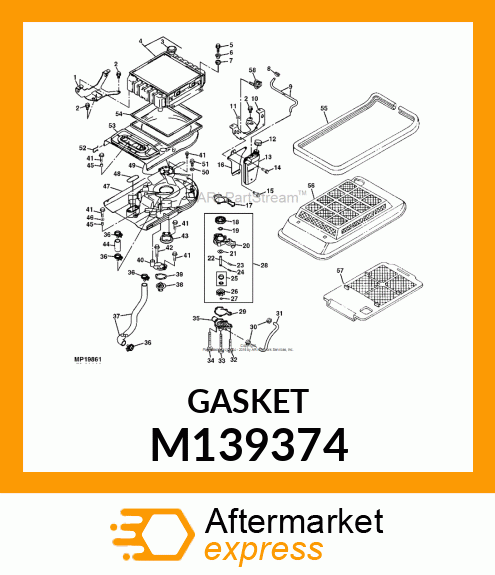 GASKET, THERMOSTAT M139374