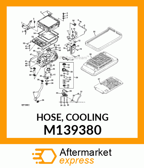 HOSE, COOLING M139380