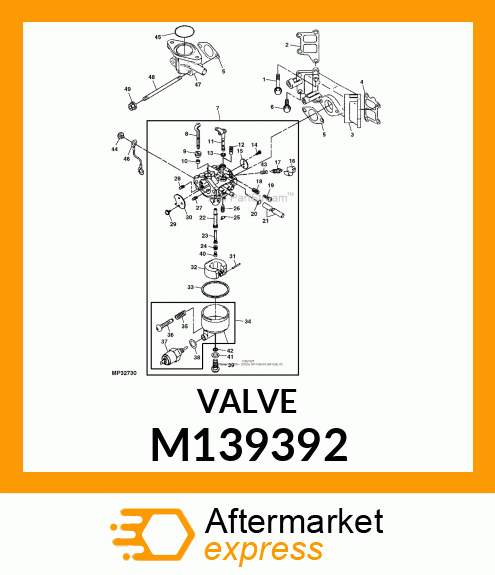 VALVE, FLOAT M139392