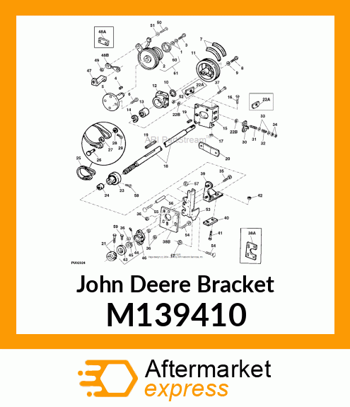 BRACKET, REAR BEARING M139410