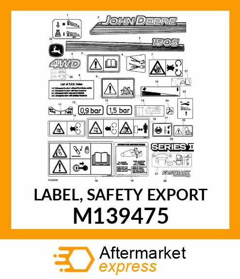 LABEL, SAFETY EXPORT M139475