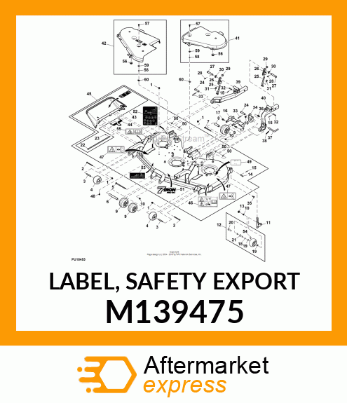 LABEL, SAFETY EXPORT M139475