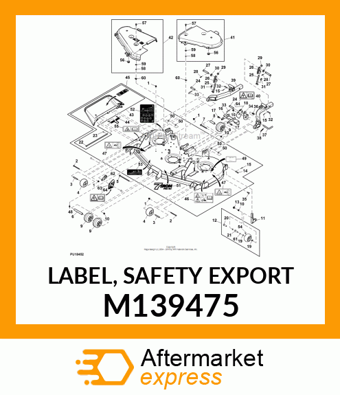 LABEL, SAFETY EXPORT M139475