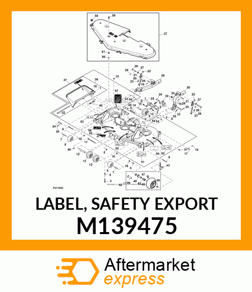 LABEL, SAFETY EXPORT M139475