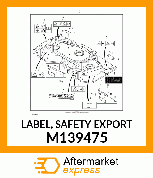 LABEL, SAFETY EXPORT M139475