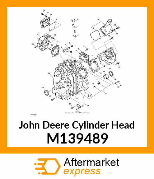 HEAD, CYLINDER COMP M139489