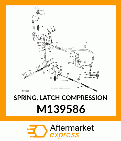 SPRING, LATCH COMPRESSION M139586