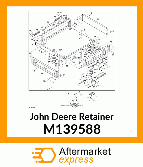 RETAINER, TIE DOWN M139588