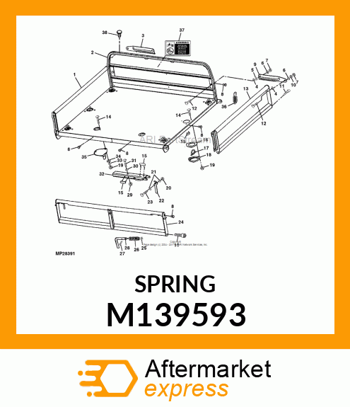 SPRING, EXTENSION M139593