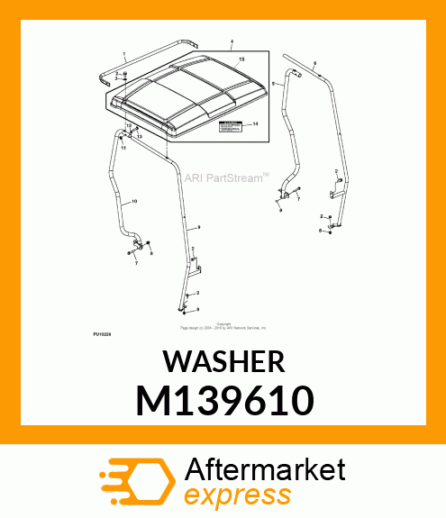 WASHER, NYLON M139610